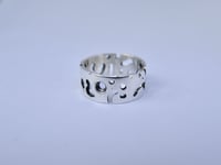 Image 2 of Sterling Silver Bacteria Ring