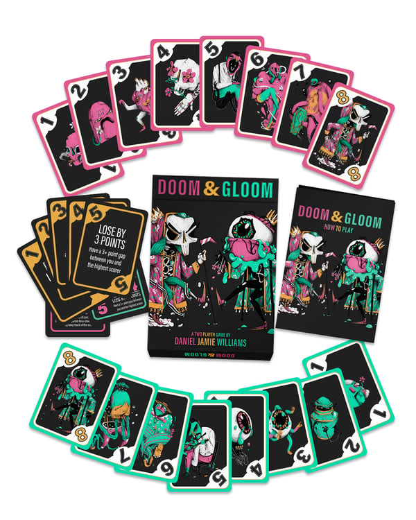 Image of 'Doom & Gloom' Two-Player Card Game
