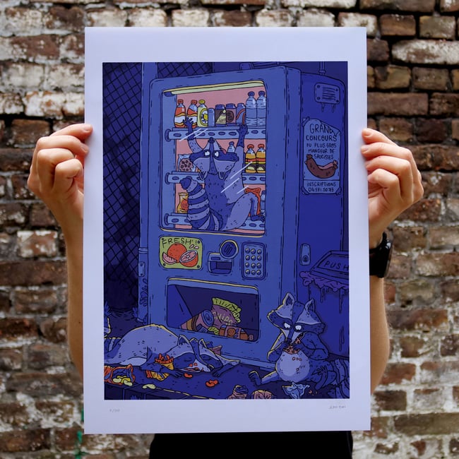 "Festin" print