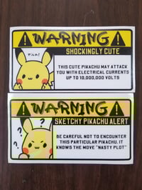 Pikachu Warning 