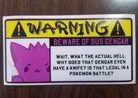 Gengar Warning
