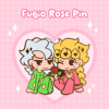 Fugio Rose Pin - Enamel Pin