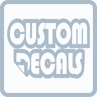 Custom vinyl decals