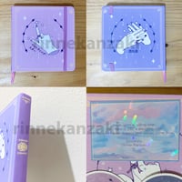 Image 4 of  Original Hardcover PU Leather Square Notebook/Sketchbook +Stickers Set