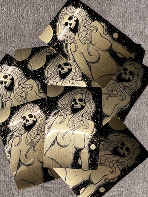 Image of Stickers - black and gold