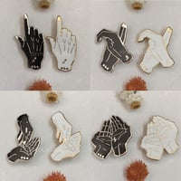 Image 5 of Preorder - Original Zodiac Hands Enamel Pins