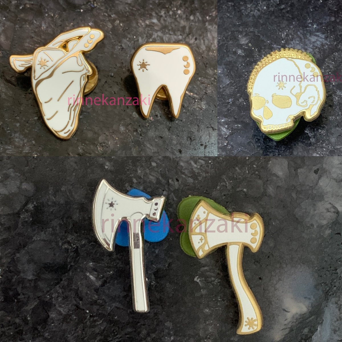 Image of Original Enamel Pins - Bone Collector