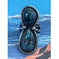 Image 5 of Double turquoise ring