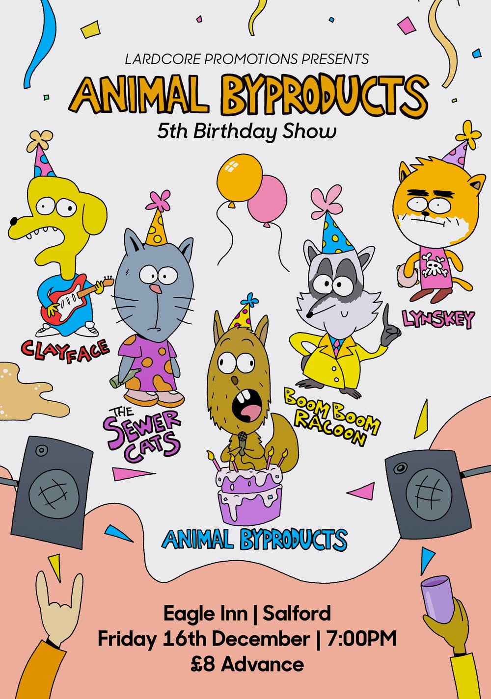 Image of Animal Byproducts 5th Birthday Show