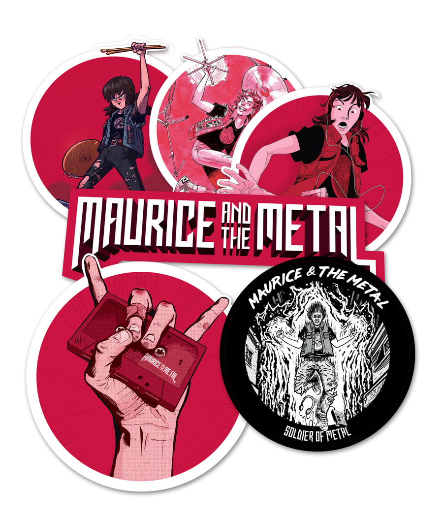 Image of Maurice & The Metal - STICKERS - LARGE