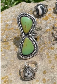 Image 1 of Double turquoise ring