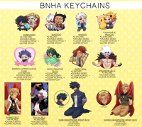 Image 1 of Boku No Hero Academia Keychains