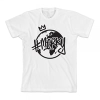 #Merky White Crew TEE 