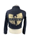 Upcycled Wu Tang Clan Denim Jacket | Repurposed Custom Rap Hip Hop Jean Jacket Womens M