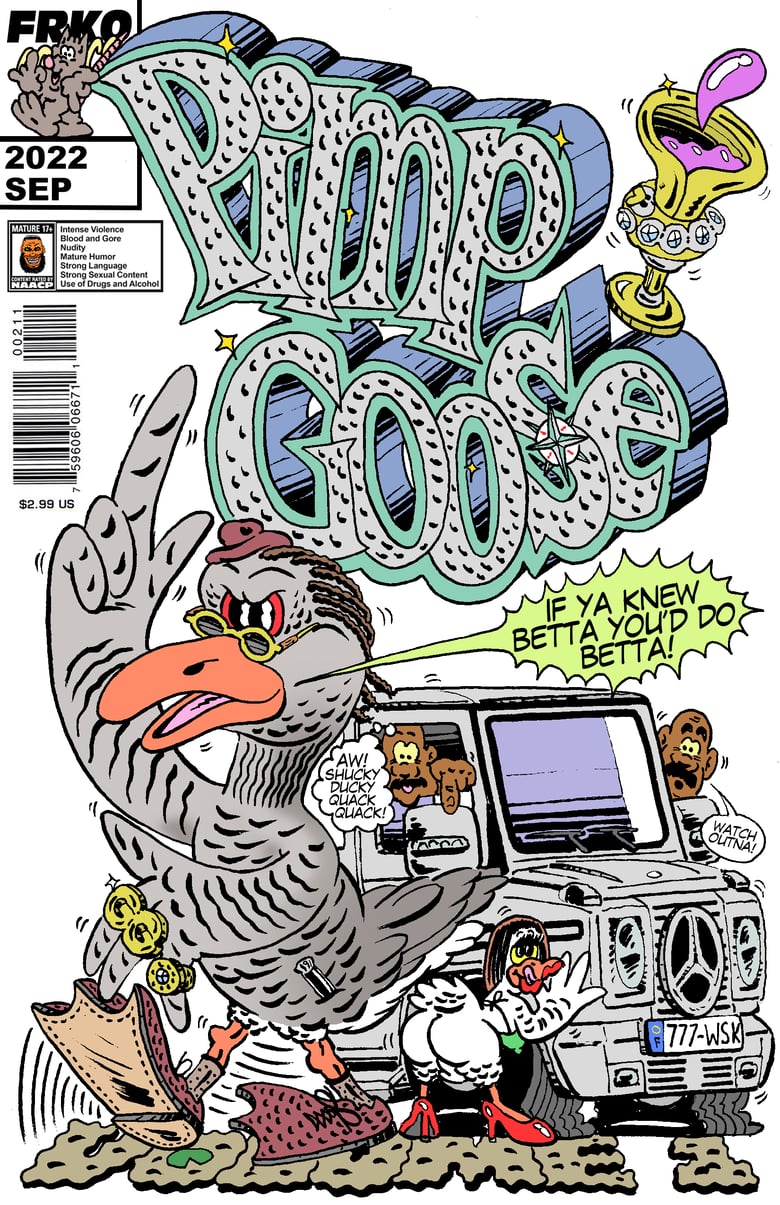 Image of "PIMP GOOSE VOL. 1 COMIC" (2-PAGE)