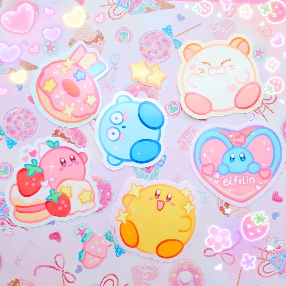 Image of kirby dream buffet stickers