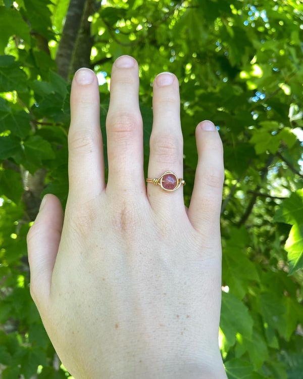 Image of Wrapped Stone Ring