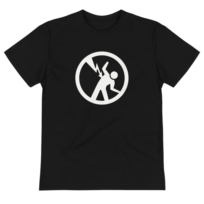 Valley Electroniks Logo - Sustainable T-Shirt - Black