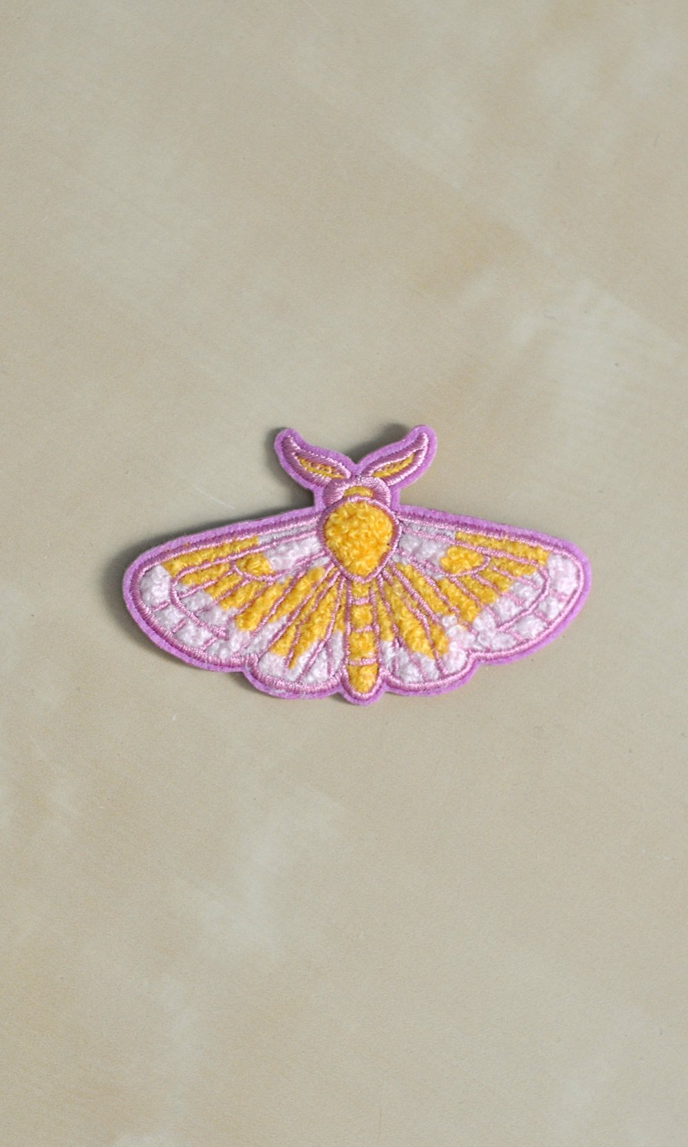 Pastel Moth | Chenille Patch