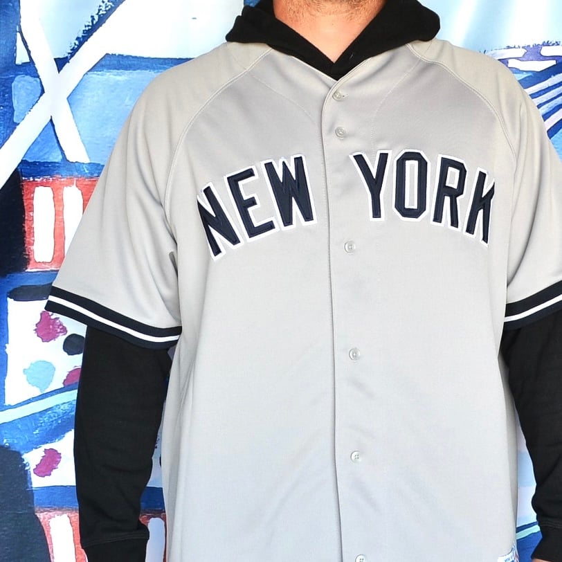 Image of Vintage 2000's New York Yankees Russell Athletic Jersey Sz.XXL