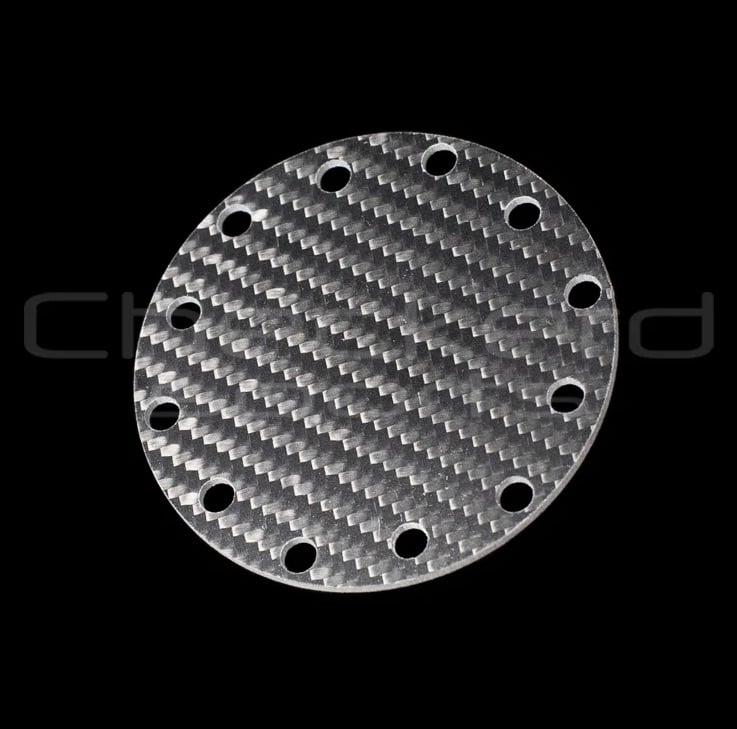 Image of Renown CF Horn Button Delete - Carbon Fiber by Checkered Sports