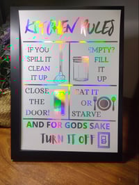 Image 1 of Kitchen Rules Print