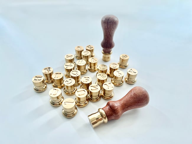 Mini Alphabet Wax Seal Stamp