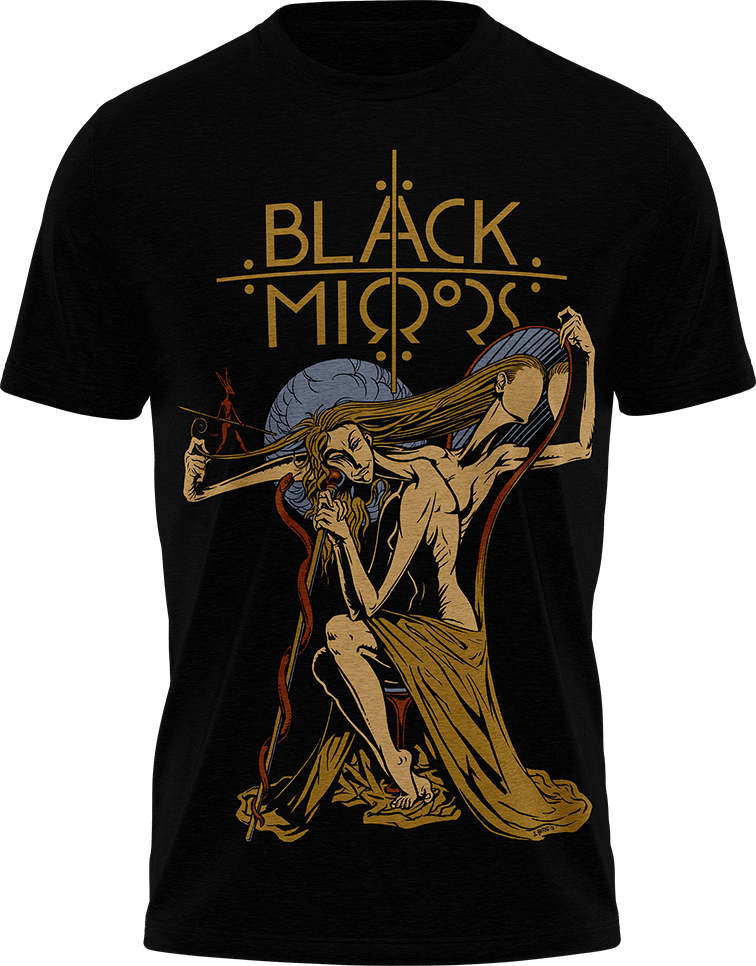 Image of Look Into The Black Mirror - T-shirt (Unisex)