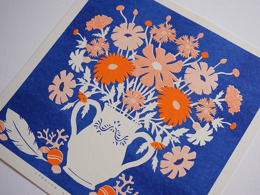 Image of Cornish Treasures - Riso Print