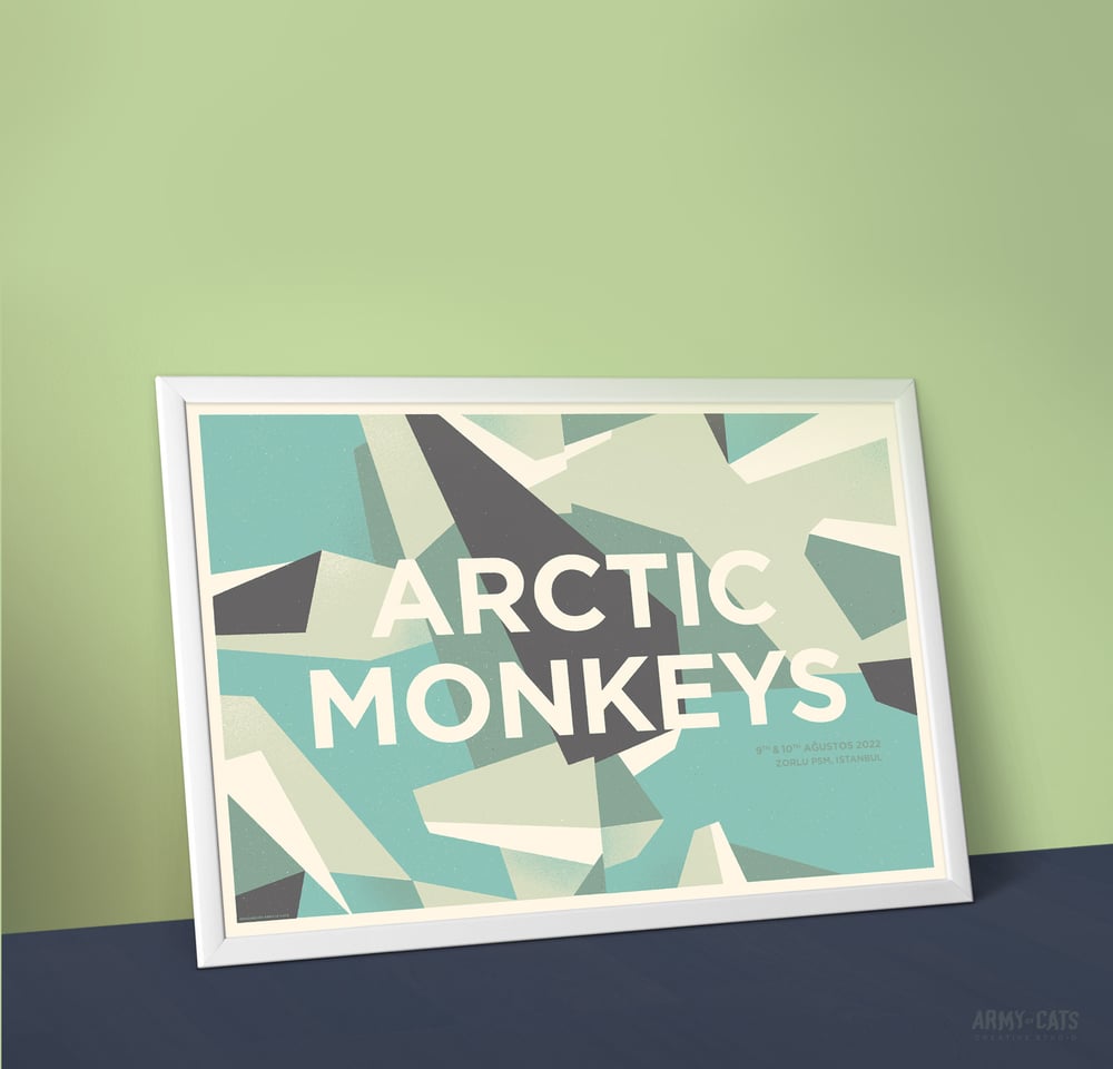 Image of Arctic Monkeys - A2 silkscreen concert poster