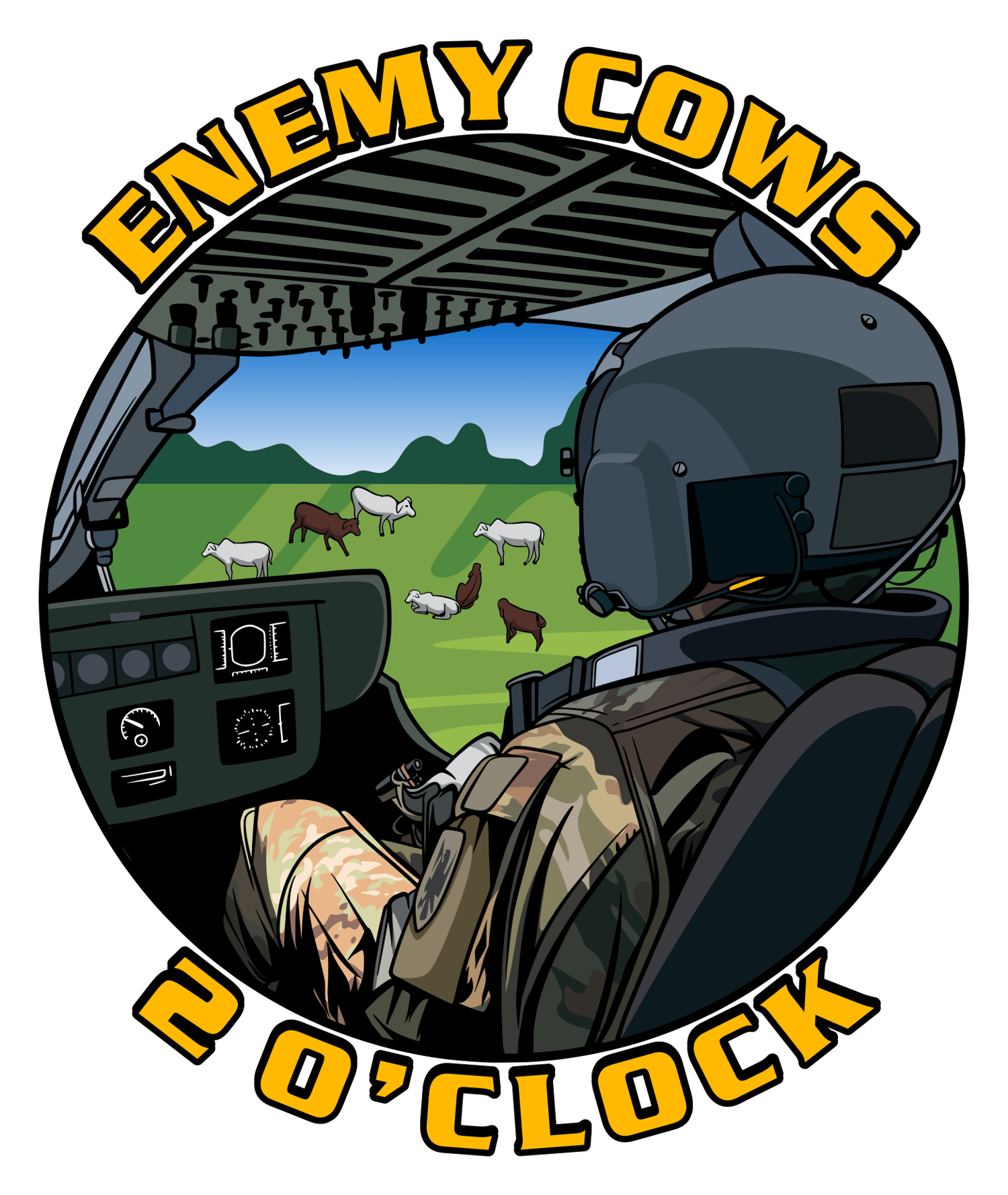 Enemy Cows 2 o'clock