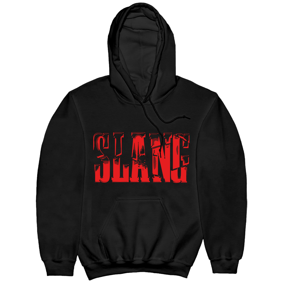 SLANG BLACK HOODIE bfmerch