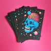 A4 SPACE SKULL PRINTS 