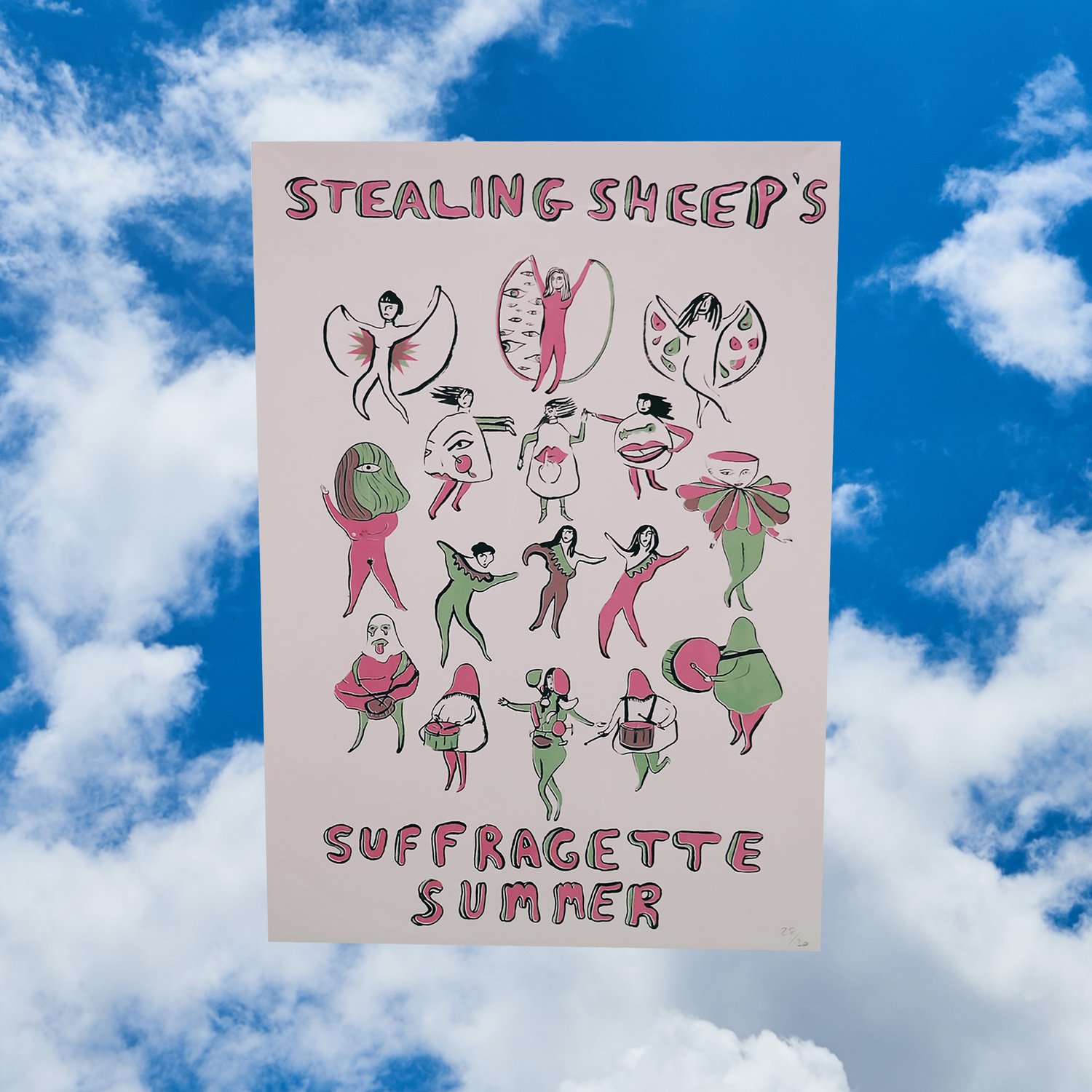 Suffragette Summer Limited A3 Screen Print