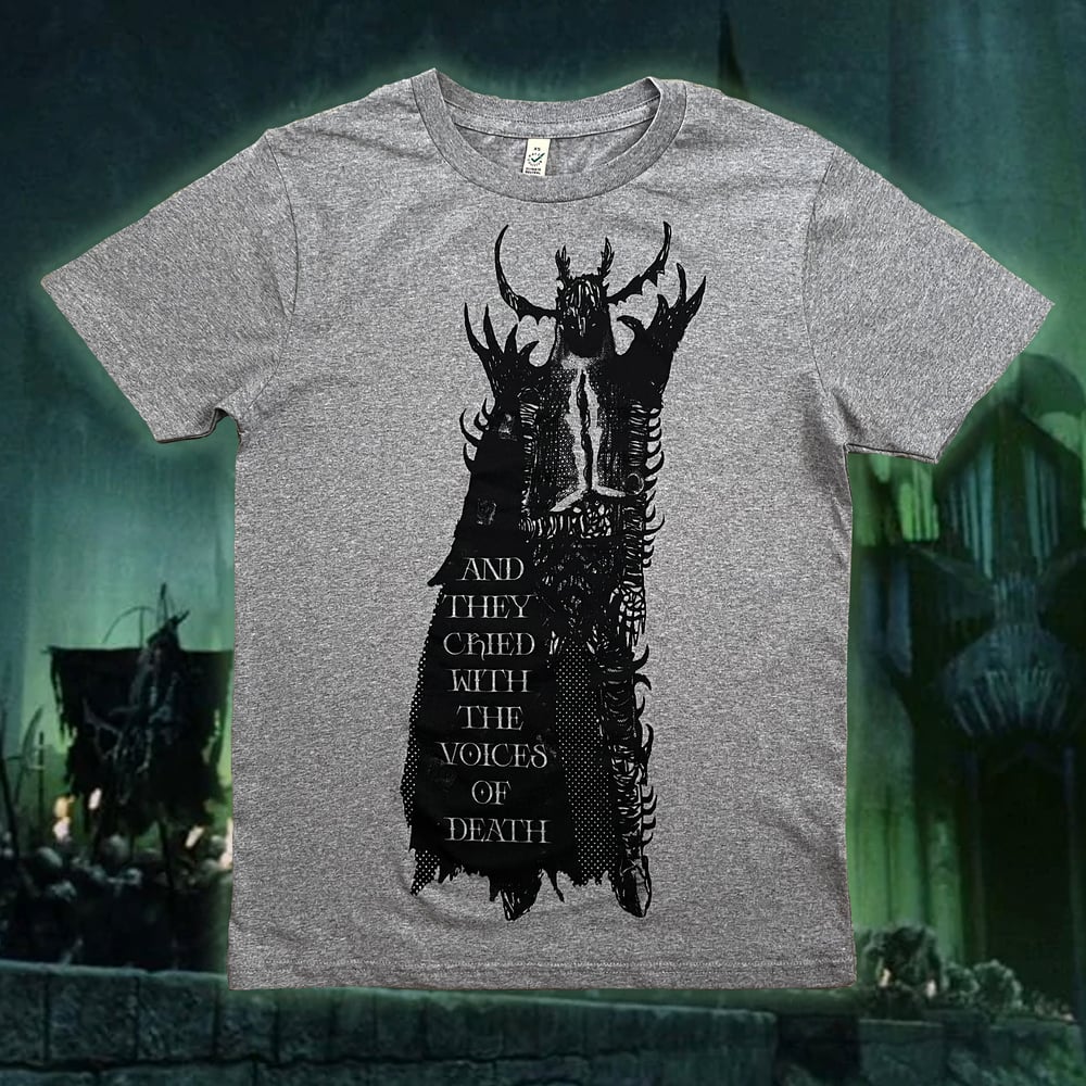 Image of NAZGÛL 4 - Godsteeth *GREY TEE*