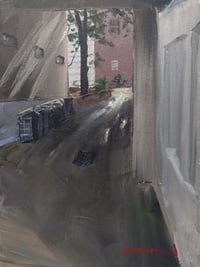 Image 2 of Asheville Alley (now framed)