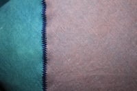 Image 3 of Purple / Green / Indigo / Linen pillow cover