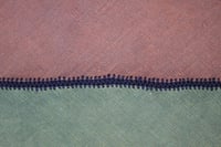 Image 4 of Purple / Green / Indigo / Linen pillow cover