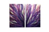 Radiance Purple 31 - Metal Wall Art Abstract Sculpture Modern Decor-