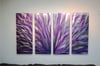 Radiance Purple 36x63 - Abstract Metal Wall Art Contemporary Modern Decor