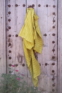 Yellow / Linen / Scarf
