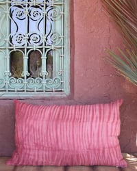 Image 1 of Red / Shibori dyed / Pillowcase