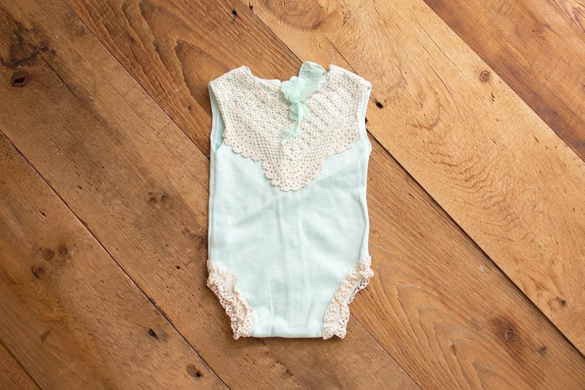 Image of Pale Turquoise Romper 6-12m