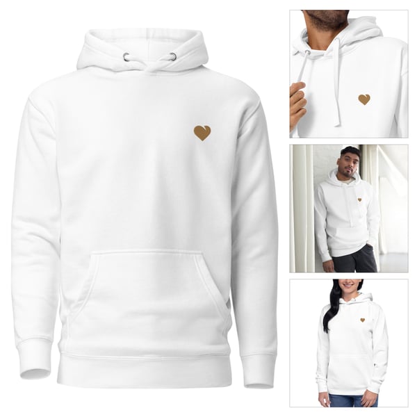 Image of Gold Heart Hoodie