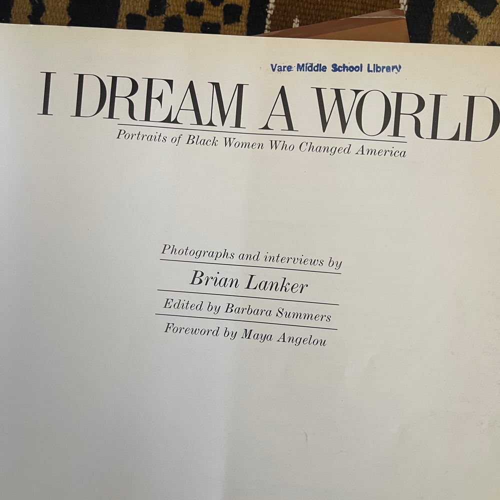 I Dream A World