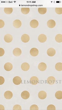 Gold Dots Polypaper 5x6 Polypaper