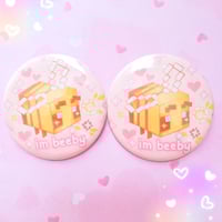 Image 1 of im beeby minecraft button