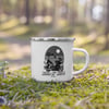 Bike N Bird Retro Enamel Coffee Mug