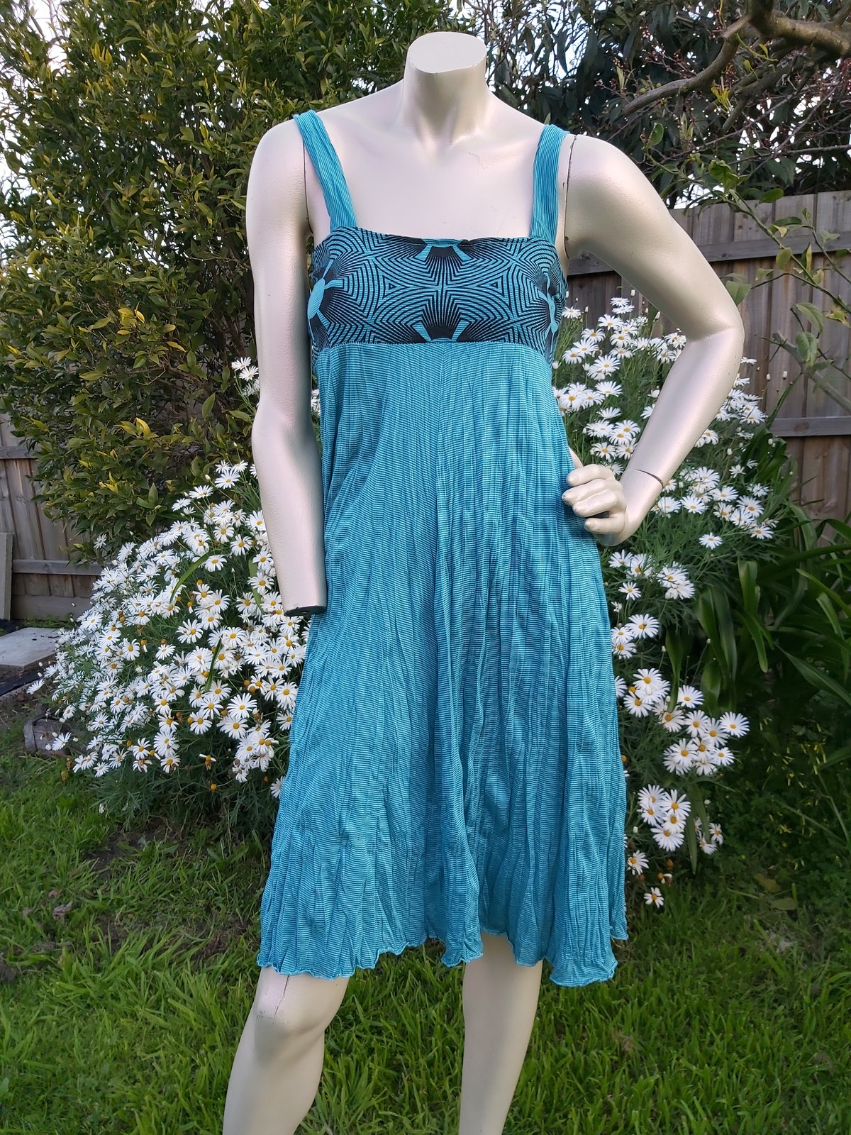 Image of Blue Summer dress size 8-12 