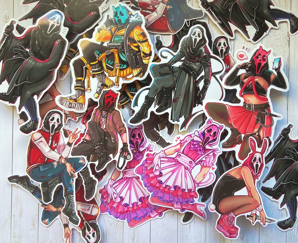 Ghost Dudes Vinyl Stickers! *NEW*